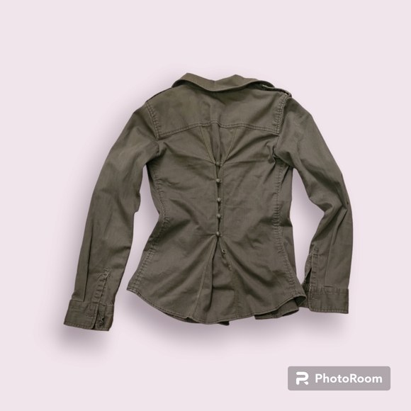 Women's dressy army jacket. - Picture 2 of 6